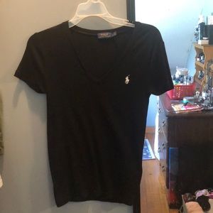 V-neck tee